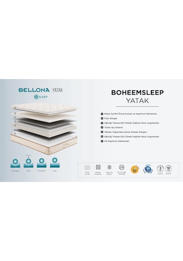 Bellona Boheemsleep Yatak 160 x 200