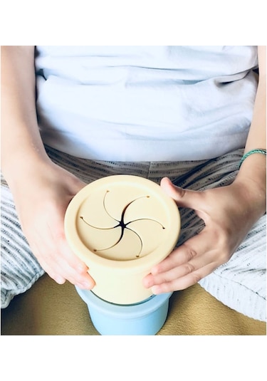 Oioi Ham + Hüp Mellow Yellow / Powder Grey Gri - Sarı