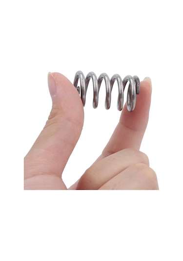 Hfambition Bigsby Serisi Elektro Gitar Tremolo Köprüsü İçin Dayanıklı Metal Yay - Aksesuar Gümüş