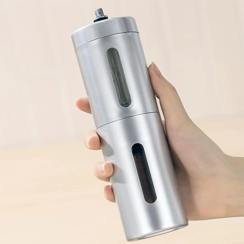 Kangvka 304 Paslanmaz Çelik Seramik Tefli El Coffee Grinder, Ayarlanabilir Öğütme Seçeneği İle Ev, Ofis Ve Kamp İçin Taşınabilir Kahve Fincanı Diğer