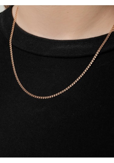 Voznesenskij Uvelirnyj Zavod 925 Gümüş Doğal Taşlı Altın Kaplama Yaka Zinciri 280553470 Altın