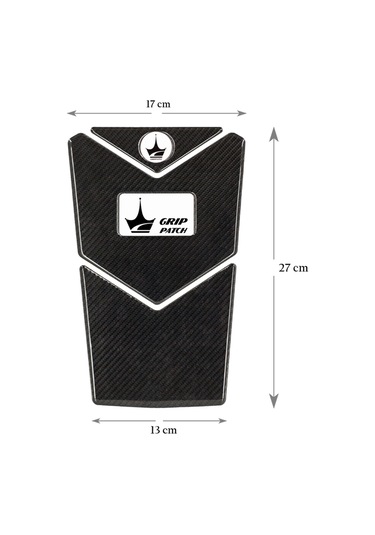 Bmw Gs R1250 2021 Ile Uyumlu Kaydırmaz 6d Karbon Tank Pad Gc14 KARBON