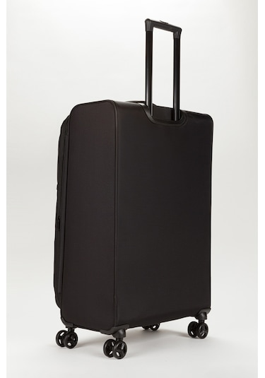 Fossil Unisex Büyük Boy Kumaş Valiz 028-01 Siyah