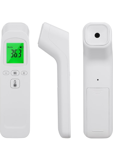 Samdoo İnsan/nesne Sıcaklık Ölçer, 3-5cm Mesafeyle, 3 Renkli Lcd Ekran, C/ F Değiştirilebilir, 18s Otomatik Kapatma
