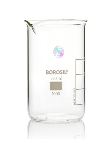 Borosil Uzun Form Cam Beher 250 ML