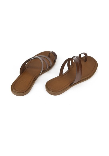 Ziya, Kadın Hakiki Deri Terlik 1511010z1018 Kahve 1511010z1018 300 Kahve Kahverengi