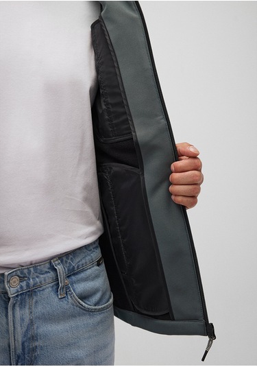 Mavi - Kapüşonlu Yeşil Ceket 0110264-71598 Yeşil