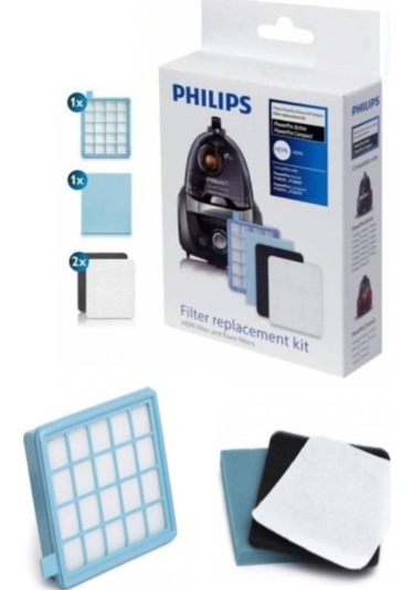 Philips Fc 9323/07 Powerpro Compact Hepa Filtre Seti ( 2 Adet ) Uyumlu