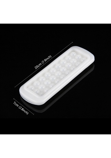 Yaratıcı Mini Top Şekilli 27-ızgara Buz Kalıp, Rastgele Renk Teslimatı Diğer