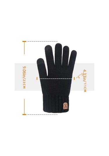 Elmpaly Bej Tek Parmak Dokunmatik Kışlık Termal Bisiklet Ve Doğa Yürüyüşü Eldiveni Bej