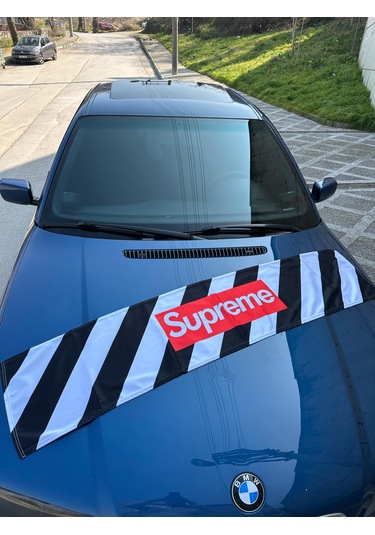 Siyah Beyaz Zebra Desen Supreme Torpido Havlusu