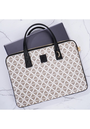 Minbag Krem Marin Laptop Çantası  563-11