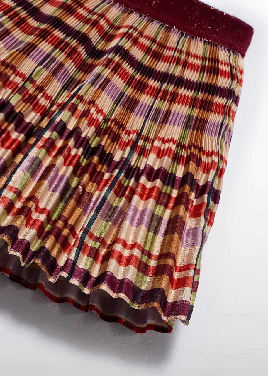 Mayoral Abel&lula Kız Çocuk Pileli Etek Kahverengi