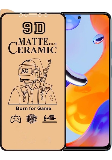 Xiaomi Redmi Note 11 Pro Ekran Koruyucu 9d Mat Seramik Nano Kırılmaz Cam