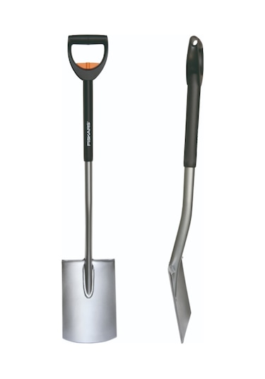 Fiskars Teleskopik Bahçe Küreği Keskin Uçlu (131300-1001567)