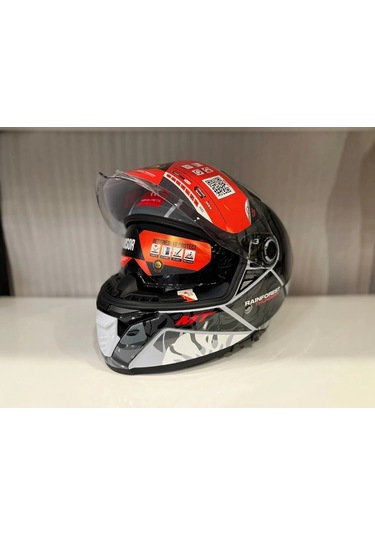 Mt Helmets Thunder 4 Sv Rainforest C2 Motosiklet Kaskı Parlak Gri
