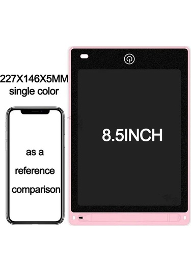 4.4/8.5/inç Lcd Yazma Tableti Çizim Tahtasında Çocuklar Graffiti Eskiz Defteri Single Color 7