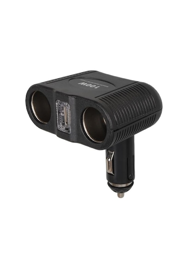 Olesson 1646 12-24v Tek Usb Girişli 100w Çiftli Araç Çakmak Çoklayıcı