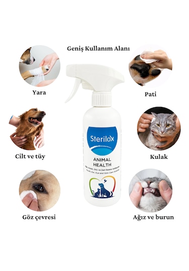 Sterilox Animal Health Yara Ağız Göz Bakım Solüsyonu 400 ML