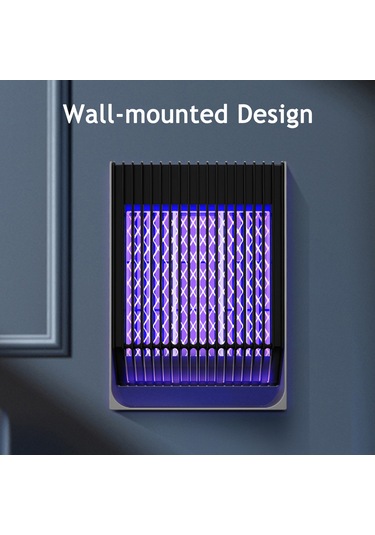 Tenfowee Elektrikli Sivrisinek Öldürücü Lamba: Bebek Dostu, Duvara Monte Edilebilir, Usb-c Şarjlı, 30 M² Etkili
