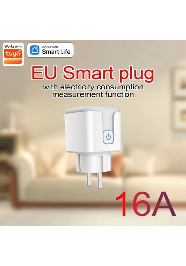 Motion003 Alexa Ses Kontrolü 16a Ab Akıllı Fiş Wi-fi 16a Enerji Ölçüm 110v/220v Oyun Bil