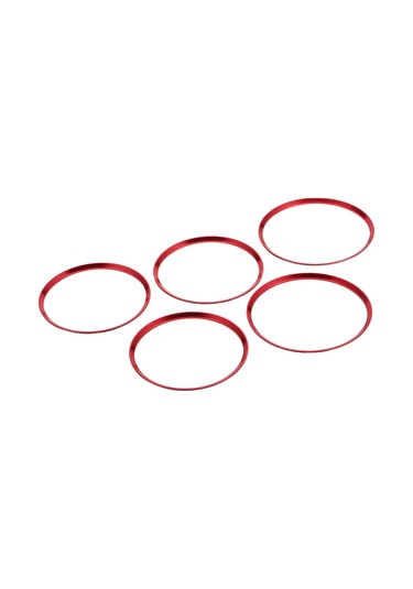 Suofeng Mercedes A/b/gla/cla 2012-2016 İç Mekan Akrilik Klima Havuz Çevresi Dekoratif Çerçeve, Kırmızı Renk, 5 Adet Seti