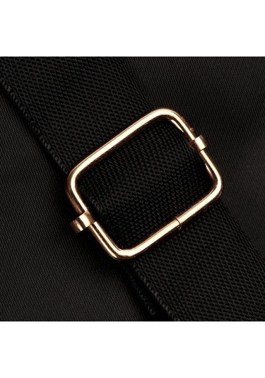 Ganzhoushop Siyah Sırt Sırt Sevimli Oxford Omuz Mini Kız İşlevli Günlük Çok Çantası Çantası Çantası Çantası Black Th Siyah