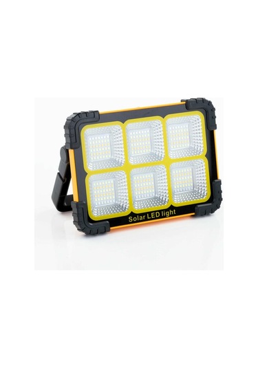 Gold Orion El Feneri Güneş Paneli Usb Şarjlı 200w Or-887 4849 Sarı