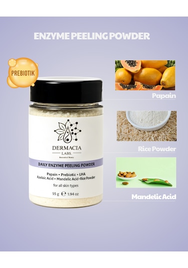 Enzim Peeling Powder - Aydınlatıcı Ve Arındırıcı Peeling Toz Temizleyici 55 Gr