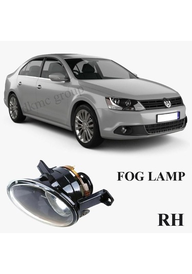 Jetta 2011-2014 Model Arası Uyumlu Sağ Yolcu Tarafı Ön Sis Farı Lambası