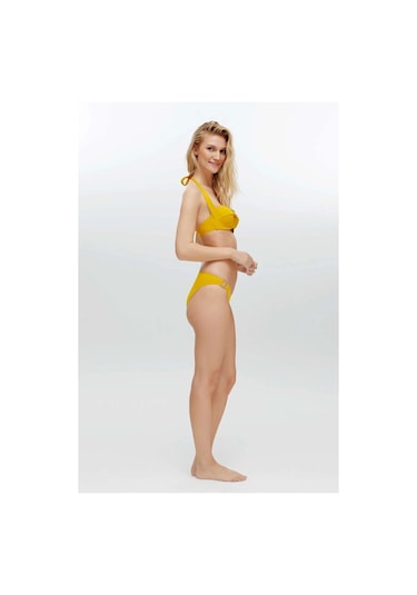 U.S. Polo Assn. Kadın Hardal Bikini Takım