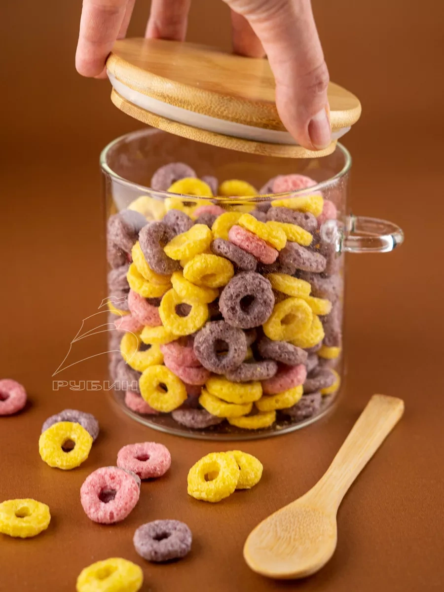 Get&joy Bambu 500 Ml Kuru Urunlar İçin Cam Saklama Kabı 208270296