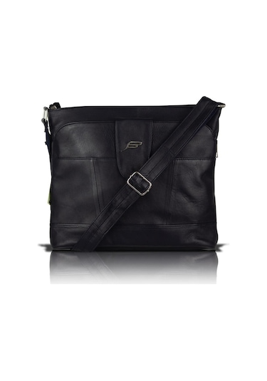Bavyera Crossbody Hakiki Deri Çapraz Postacı Çanta 29x25 cm