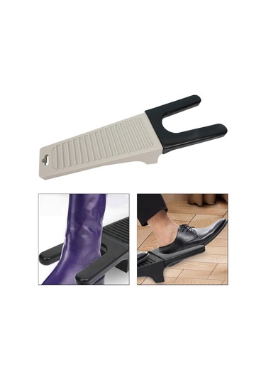 Suntek Ayakkabı Çıkarma Aracı Ağır Hizmet Tipi Kovboy Botu Gri