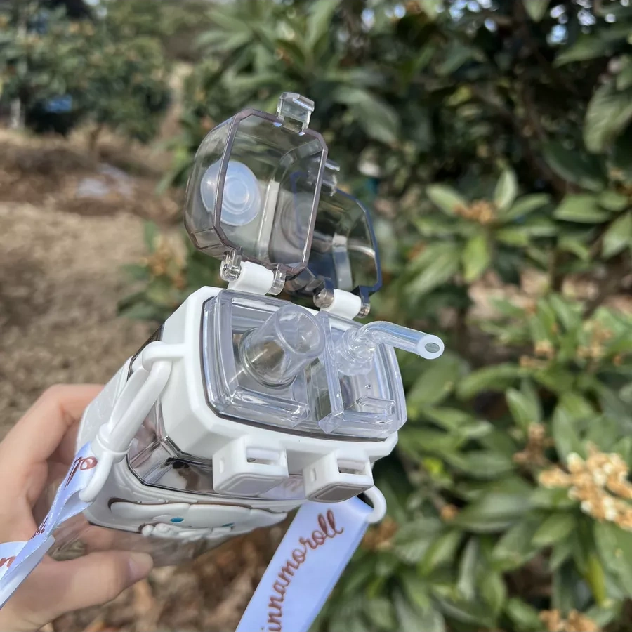 Yakımodo Çocuklar İçin Pipetli Sinamorol Okul Su Matarası 196816719 Beyaz