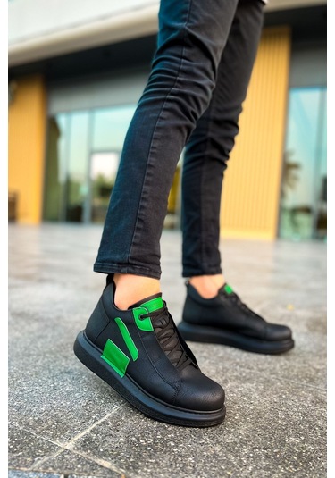 Ch131 Gst Frogner Erkek Bot Sıyah / Yesıl 001