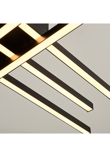 Özcan Aydınlatma 3151-2-19 B.Merit Armatür 6 Çubuklu Siyah