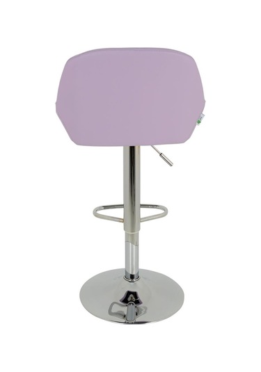 Bürocci Texas Bar Taburesi - Lila Deri - 9506S0114 Çok Renkli