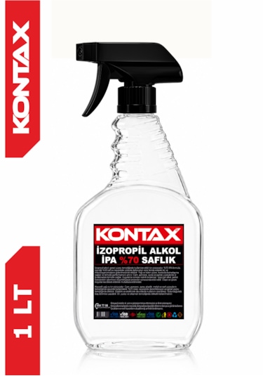 Kontax İzopropil Alkol %70 Saflıkta 1 Lt Saf İpa Tekli