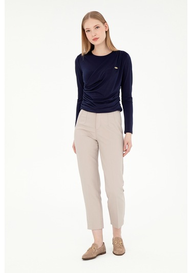 U.S. Polo Assn. Kadın Lacivert Bisiklet Yaka Sweatshırt 50291561-VR033 U.S. Polo Assn. Kadın Lacivert Bisiklet Yaka Sweatshırt 50291561-VR033