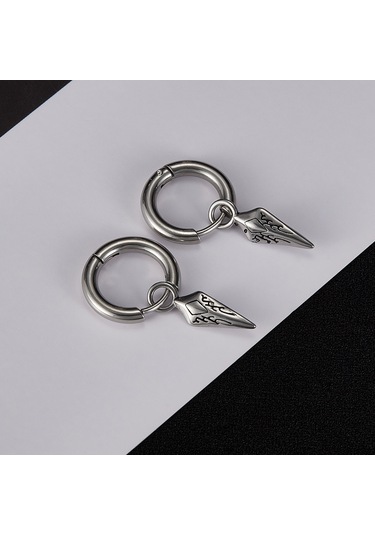 Sones Opk Ge933 1 Çift Kişiselleştirilmiş Vintage Paslanmaz Çelik Küpe Çok Renkli