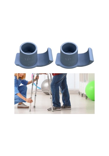 Suntek 2x Yürüteç Kayma Kayakları Coaster Gri-delik-28mm