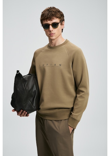 Lufian Cooper Erkek Sweatshirt Kum Kum 112030177100580 Kum