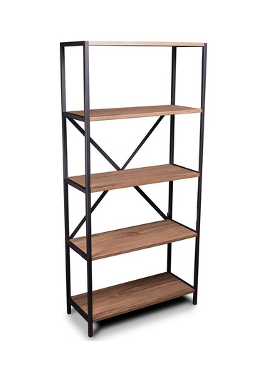 Agkyerkaplamaları Wrkspc Vidasız Kolay Kurulum 5 Raflı Kitaplık