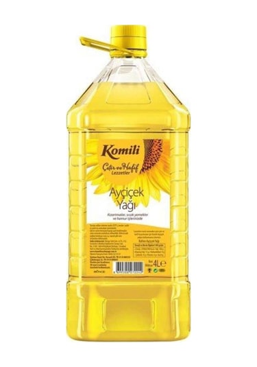Komili Ayçiçek Yağı Pet 4 L