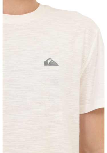 Quiksilver Slub Roundneck Beyaz Erkek Kısa Kol T-shirt