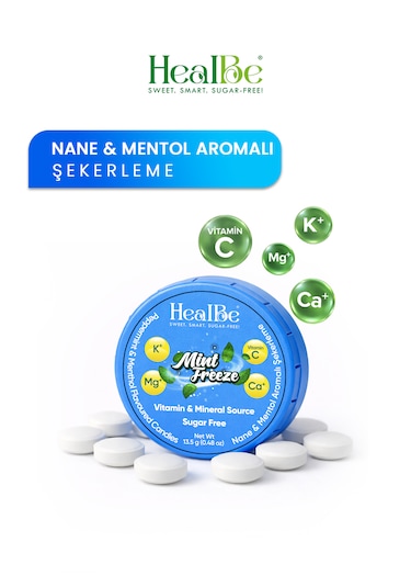Nane & Mentol Aromalı Şekersiz Şekerleme