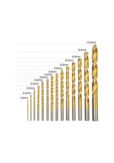 Xindoker Yüksek Hız Çeliği Matkap Ucu Seti - 22x4x2cm Boyut, 740g Ağırlık, 1 Adet