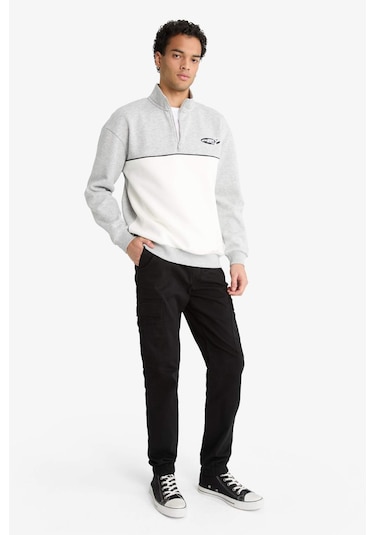 Defacto Regular Fit Beli Bağcıklı Kargo Cepli Jogger Pantolon F4681AX25AU Defacto Regular Fit Beli Bağcıklı Kargo Cepli Jogger Pantolon F4681AX25AU