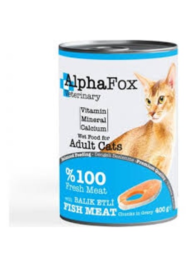 Alpha Fox Balıklı Kedi Konserve 400 G